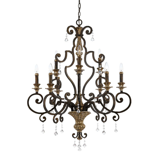 Quoizel Marquette 9 Light Heirloom Candle Chandelier QZ/MARQUETTE9