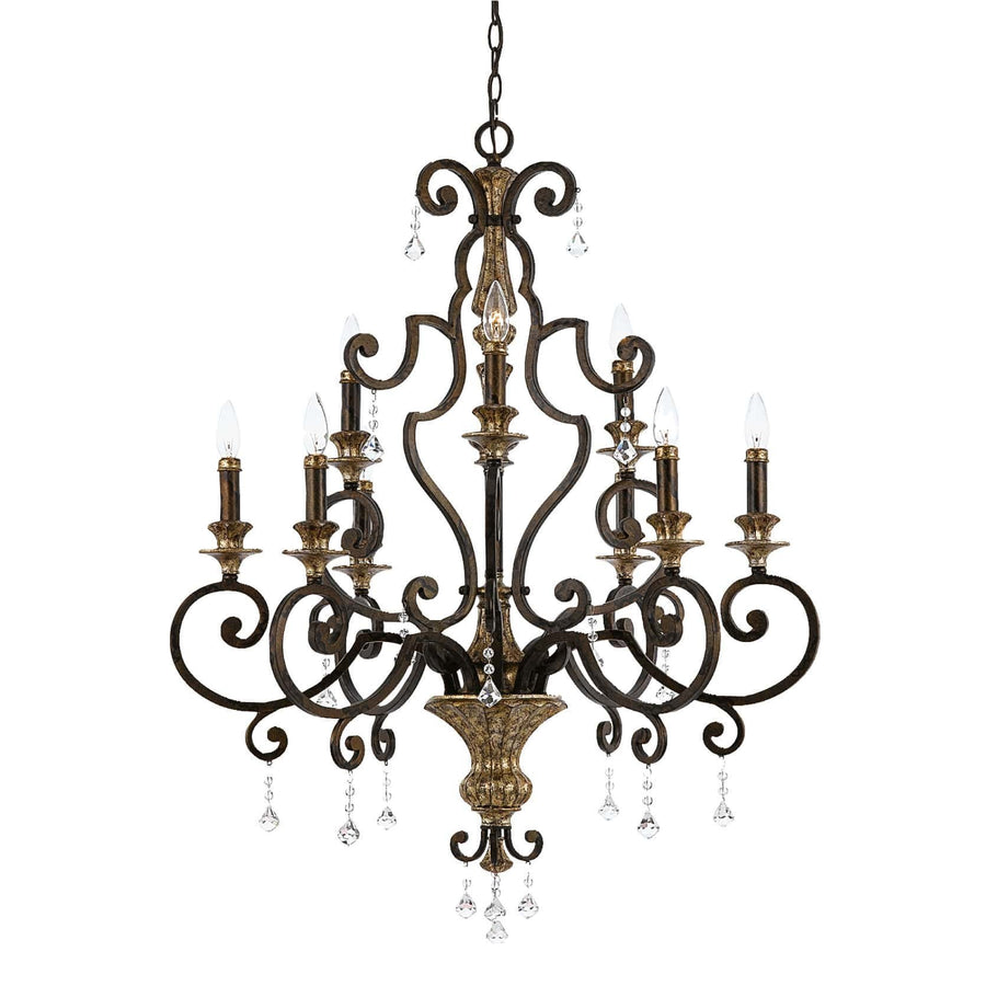 Quoizel Marquette 9 Light Heirloom Candle Chandelier